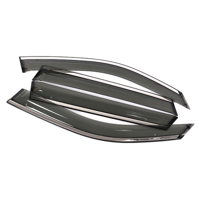 Polycarbon China Factory Supply Car 3D Stainless Steel Strip Window Rain Sun Visor
